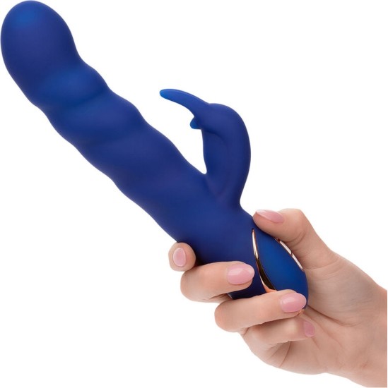 Calexotics JACK RABBIT VIBRATOR WAVE MOTION BLUE