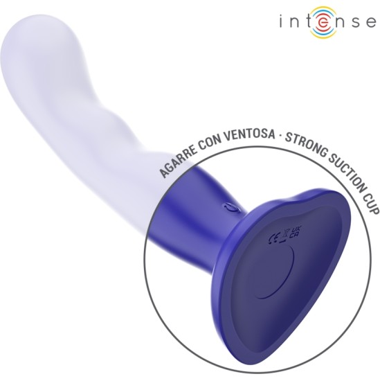 Intense Fun INTENSE - SHORTY VIBRATOR WITH SUCTION CUP BLUE REMOTE CONTROL
