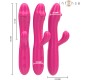 Intense Fun INTENSE - IVY FLEXIBLE VIBRATOR 10 VIBRATIONS WITH STIMULATING TONGUE PINK