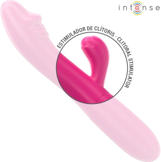 Intense Fun INTENSE - IVY FLEXIBLE VIBRATOR 10 VIBRATIONS WITH STIMULATING TONGUE PINK