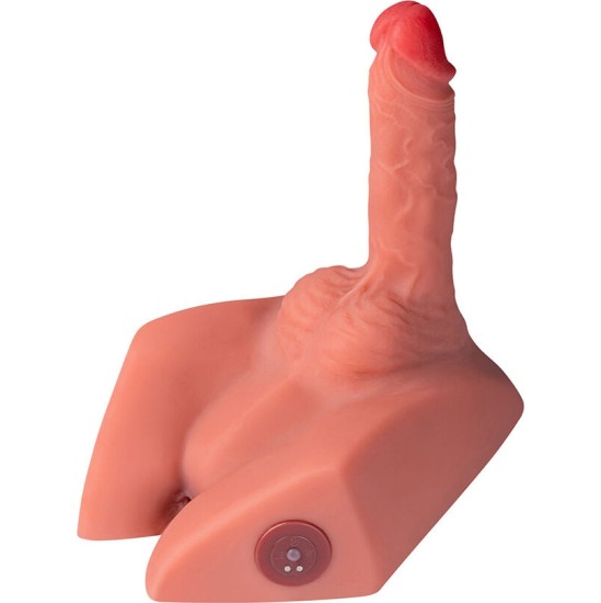 Xise MICHAEL REALISTIC DILDO AND ANUS MASTURBATOR WITH THRUSTING 15 CM