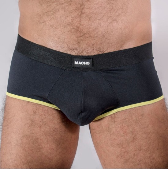 Macho Underwear MACHO - MS24A BRIEF DARK YELLOW UNDERPANTS S