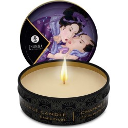 Shunga Candles SHUNGA - MINI CARESS BY CANDELIGHT EXOTIC FRUITS MASSAGE CANDLE 30 ML
