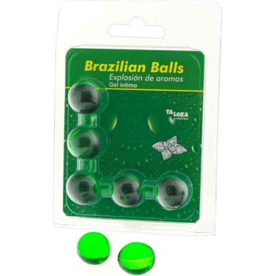 Taloka 5 BRAZILIAN BALLS MINT INTIMATE GEL