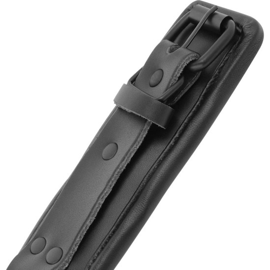 Darkness Bondage DARKNESS - ADJUSTABLE BLACK LEATHER HANDS HANDCUFFS