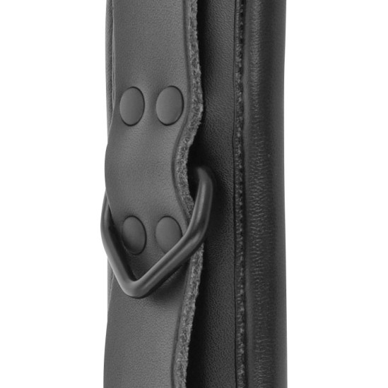 Darkness Bondage DARKNESS - ADJUSTABLE BLACK LEATHER HANDS HANDCUFFS