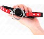 Kink Collar & Gag KINK - GAG WITH MULTIPLE O-RINGS 4 / 4.8 CM RED 38 X 56 CM