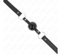 Kink Collar & Gag KINK - TPE BALL 4 CM GAG WITH BLACK LOCK 60 x 2 CM