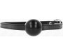 Kink Collar & Gag KINK - BLACK SINGLE SOLID BALL 4 CM GAG 65 x 1.5 CM