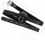 Kink Collar & Gag KINK - BLACK SINGLE SOLID BALL 4 CM GAG 65 x 1.5 CM