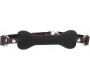 Kink Collar & Gag KINK - BLACK BONE 12 CM GAG 63 x 2 CM
