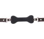 Kink Collar & Gag KINK - BLACK BONE 12 CM GAG 63 x 2 CM