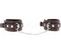Kink Wrist Restraint KINK - SMALL WRIST RESTRAINTS BLACK WITH RED LINING ADJUSTABLE 14-24 CM X 3.5 CM