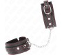 Kink Wrist Restraint KINK - SMALL WRIST RESTRAINTS BLACK WITH RED LINING ADJUSTABLE 14-24 CM X 3.5 CM