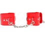 Kink Wrist Restraint KINK - WRIST RESTRAINTS WITH PADLOCK CLOSURE RED ADJUSTABLE 16-23 CM X 5.5 CM