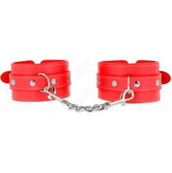 Kink Wrist Restraint KINK - THIN WRIST RESTRAINTS RED ADJUSTABLE 21-33 CM
