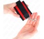 Kink Wrist Restraint KINK - NYLON BIND HOOK&LOOP WRIST RESTRAINTS RED-BLACK MODEL 2 ADJUSTABLE 18-35 CM X 6 CM