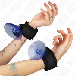 Kink Wrist Restraint KINK - SUCTION CUP WRIST RESTRAINTS BLACK 29-40 CM X 5 CM