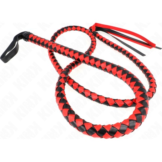 Kink Impact & Touch KINK - RED LONG SNAKE WHIP 210 CM
