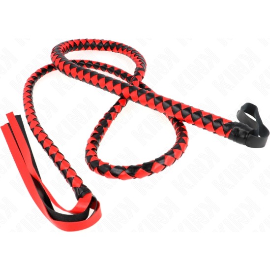 Kink Impact & Touch KINK - RED LONG SNAKE WHIP 210 CM