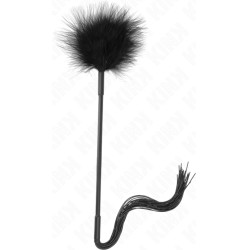 Kink Impact & Touch KINK - SILICONE WHIP WITH FEATHERS FOR TICKLE 47 CM