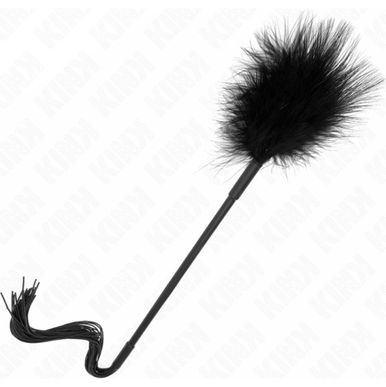 Kink Impact & Touch KINK - SILICONE WHIP WITH FEATHERS FOR TICKLE 47 CM
