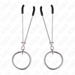 Kink Nipple Grip KINK - THIN NIPPLE CLAMPS WITH O-RING 7 CM