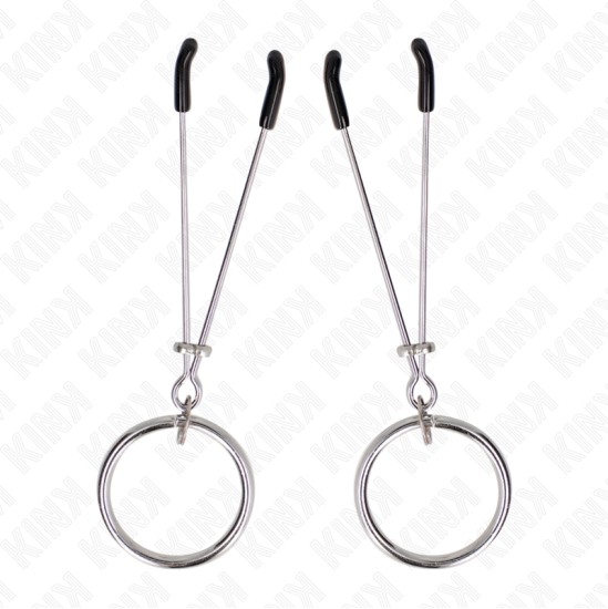 Kink Nipple Grip KINK - THIN NIPPLE CLAMPS WITH O-RING 7 CM