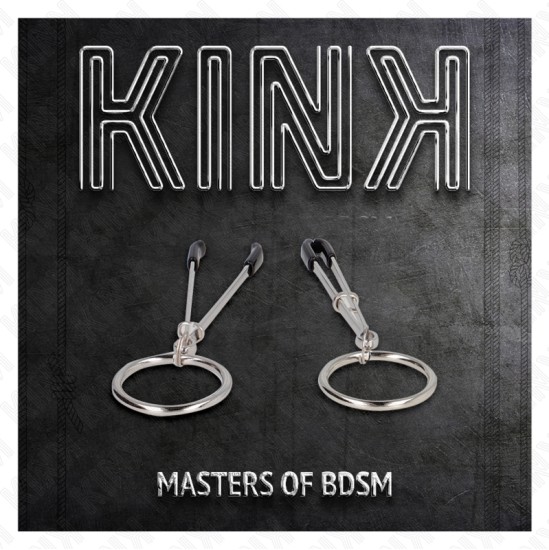 Kink Nipple Grip KINK - THIN NIPPLE CLAMPS WITH O-RING 7 CM