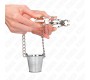Kink Nipple Grip KINK - NIPPLE CLAMPS WITH A BUCKET SILVER