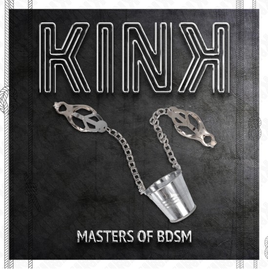 Kink Nipple Grip KINK - NIPPLE CLAMPS WITH A BUCKET SILVER