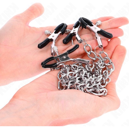 Kink Nipple Grip KINK - 4 CHAIN NIPPLE CLAMPS 32 CM WITH LITTLE CHAINS 14 CM