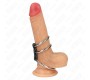 Kink Ring Power KINK - TRIPLE METAL PENIS RING 3.7 CM TO 5 CM CONNECTED WITH LEATHER