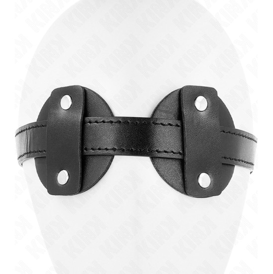 Kink Masked Allure KINK - ROUND BLINDFOLD COVER 5.9 CM ADJUSTABLE 40.5-67 CM
