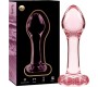 Nebula Series By Ibiza MODEL 2 ANAL PLUG BOROSILICATE GLASS PINK 11 CM -O- 3.5 CM