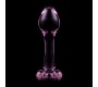 Nebula Series By Ibiza MODEL 2 ANAL PLUG BOROSILICATE GLASS PINK 11 CM -O- 3.5 CM