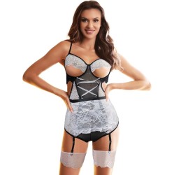 Subblime Costumes SUBBLIME - MAID BODY COSTUME L/XL