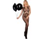 Livco Corsetti Bodystockings LIVCO CORSETTI FASHION - AMAHIL BODYSTOCKING CROTCHLESS BLACK ONE SIZE