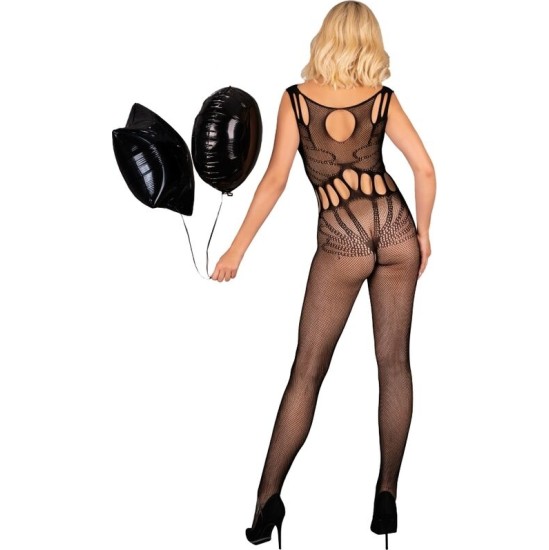 Livco Corsetti Bodystockings LIVCO CORSETTI FASHION - AMAHIL BODYSTOCKING CROTCHLESS BLACK ONE SIZE