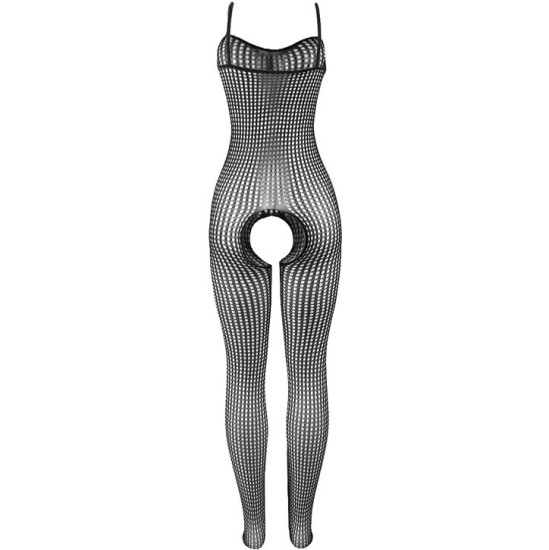 Subblime Bodystockings SUBBLIME - 951726 BLACK ELASTIC FISHNET CROTCHLESS BODYSTOCKING ONE SIZE