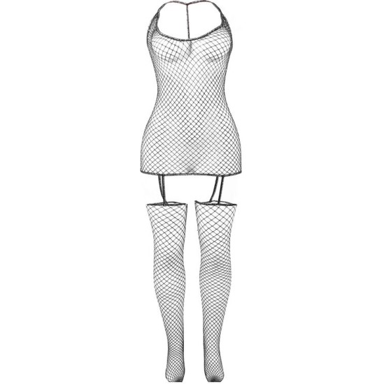 Subblime Bodystockings SUBBLIME - 951955 SHINY FISHNET BODYSTOCKING ONE SIZE