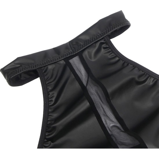 Subblime Dresses SUBBLIME - 955472 HALTER NECK DRESS WITH TRANSPARENCIES BLACK S/M