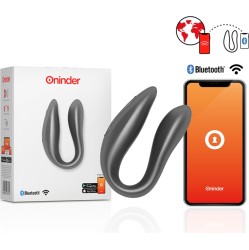 Oninder LISBOA BLACK G-POINT & CLITORIS STIMULATOR - FREE APP