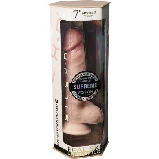 Silexd PREMIUM THERMOREACTIVE SILICONE REALISTIC PENIS 17.8 CM