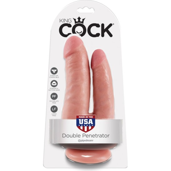 King Cock DOUBLE PENETRATOR FLESH