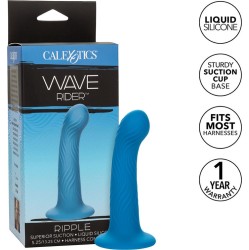 Calexotics WAVE RIDER RIPPLE ANAL PLUG BLUE