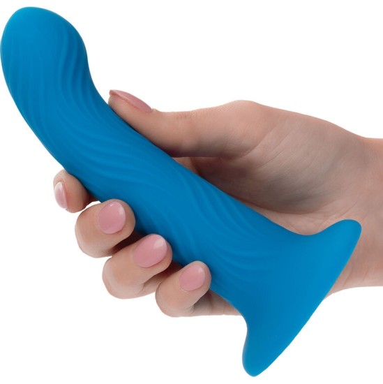 Calexotics WAVE RIDER RIPPLE ANAL PLUG BLUE