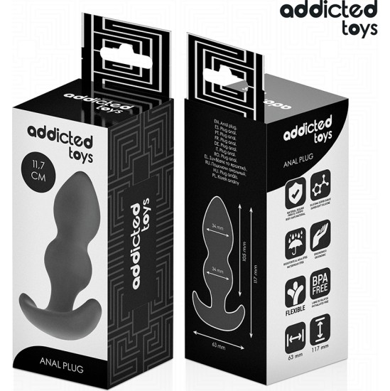 Addicted Toys ANAL PLUG SILICONE SIZE L 11.7 CM