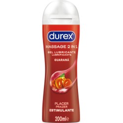 Durex Lubes DUREX - GUARANA STIMULATING MASSAGE LUBRICANT GEL 200 ML