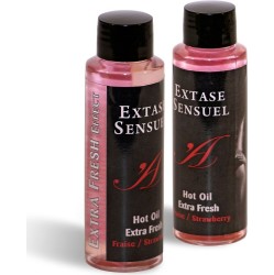 Extase Sensual MASSAGE OIL WITH EXTRA FRESH STRAWBERRY EFFECT 100 ML